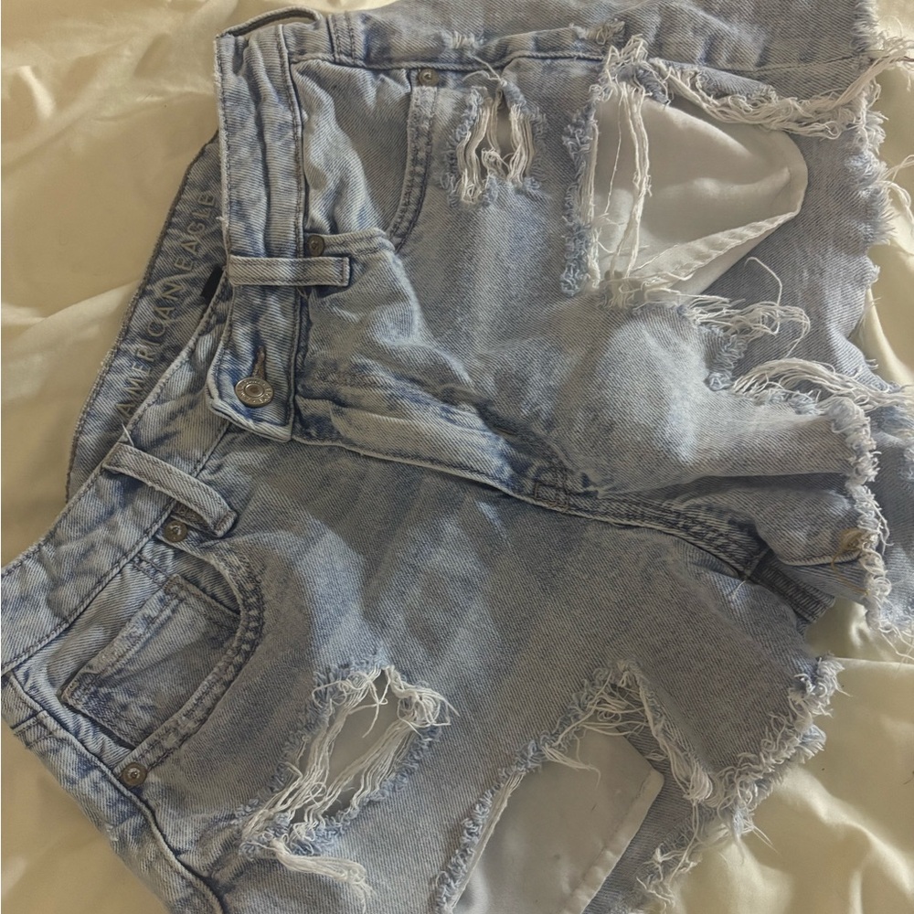 American Eagle Outfitters Light Blue Denim Shorts